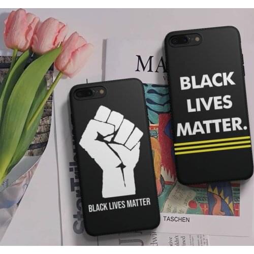 BLM Black Lives Matter Luxury Unique Phone Case Shell Cover For Iphone 6 6s 7 8 Plus Xr X Xs 11 12 13 Mini Pro Max