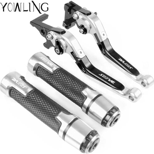 For SUZUKI DR 650 S / SE 1994 1995 1996 1997 1998 1999 2000 Motorcycle Adjustable Brake Clutch Levers Handlebar Hand Grips ends