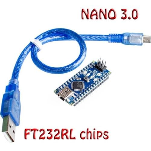 NANO V3.0 ATMEGA328P FT232RL electronic building blocks interactive media