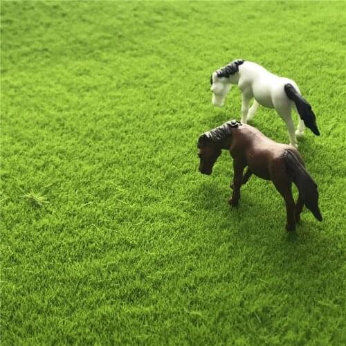 Simulation Moss Turf Lawn Wall Green Plants DIY Artificial Grass Board Wedding Mini Garden Micro Landscape Decoration Props