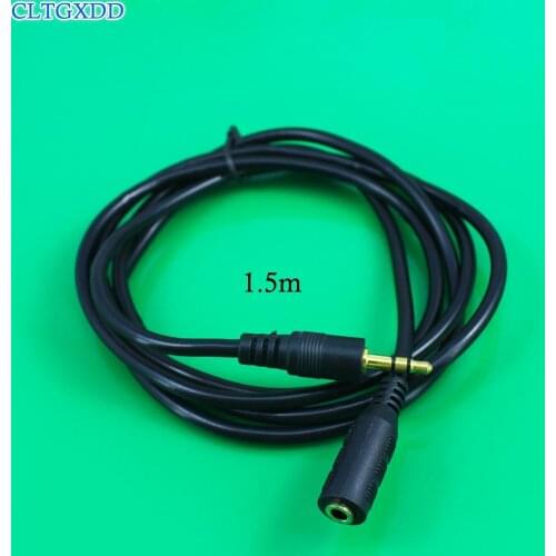 NEW 1.5m/3m/5m/10M Earphone Headphone Stereo Audio Extension Cable Cord for Speaker Phone Nylon Wire 3.5mm Jack Female to Male
