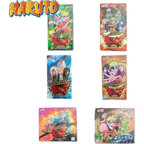 Original Limited Edition Anime Naruto TCG Wudao Society Kyuubi Uzumaki Naruto Namikaze Minato Board Games Childrens Toys Cards