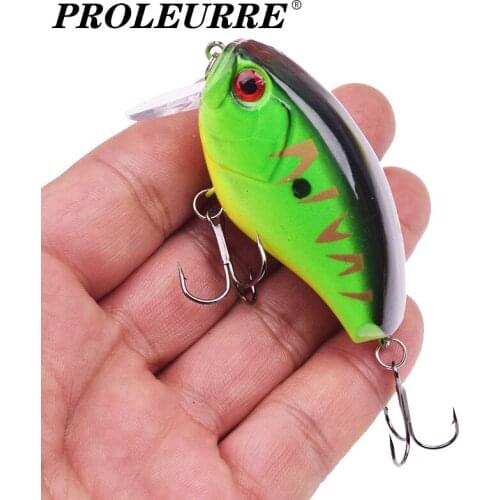 Proleurre 1pcs Sinking Minnow Fishing Lure 16.8g 6.5cm Hard Bait Artificial Crankabit Wobbler Lure Bass Fishing Bait