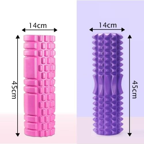 Yoga foam roller muscle massage Block pilates tools Yoga Column fitness foam roller set gym Yoga Brick exercise equipment