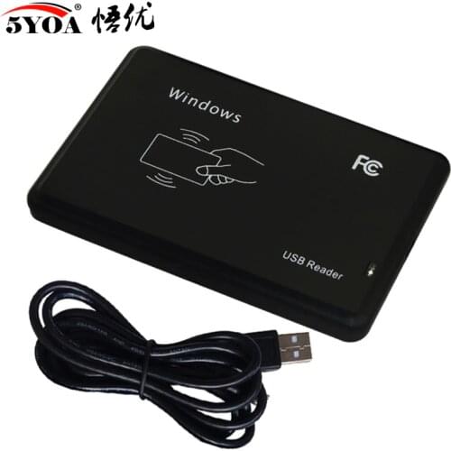 125Khz RFID Reader EM4100 USB Proximity Sensor Smart Card Reader no drive issuing device EM ID USB for Access Control