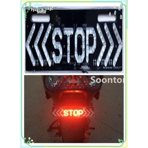 STOP LED Rear Lights Motorcycle Lighting MotoTail Brake Light Indicator Lamp for YAMAHA TRophy SE TT 600 FZR 600 FZR 600R 400