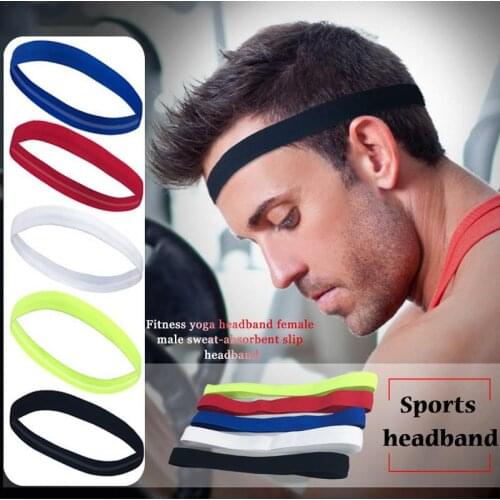 Cycling Yoga Sport Sweat Headband Women Men Gym Sweatband Yoga Hair Bands Head Sweat Bands Sports Safety