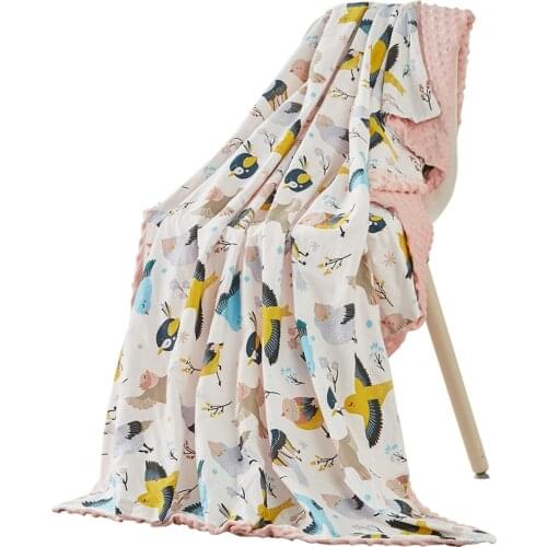 Spring and Summer Bamboo Cotton Breathable Baby Blanket Baby Soothing Bean Blanket Babys Blanket Blanket Cooling Towel 110*158