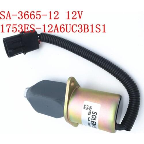 Shut down Shutoff Stop Solenoid Valve SA-3665-12 1753ES-12A6UC3B1S1 12V