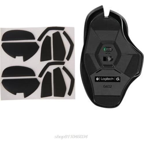 2Set 0.6mm Thickness Replacement Mouse Feet Mouse Skates for logitech G602 M12 21 Dropship