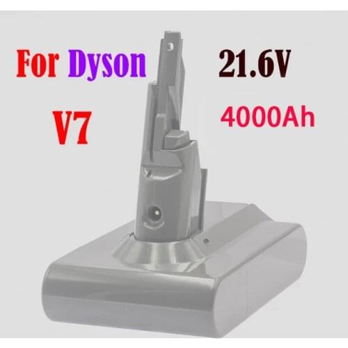 4000mAh 21.6V For Dyson V7 Motorhead Animal Trigger HEPA Car+Boat Absolute V7 Replacement Battery Handheld Vacuum Cleaners L50