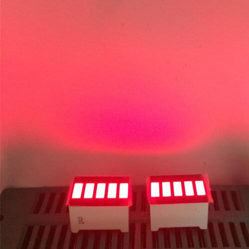 5pcs LED Red Bargraph 5 Segment LED Display 5 LED Bar Display For DIY Kit