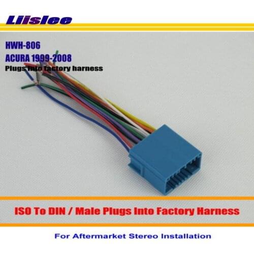 Liislee Car Radio CD Player TO Stereo DVD Installation Kits / Wiring Harness Wire Adapter For ACURA CL MDX NSX RL RSX TL TSX