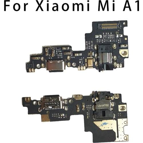 For Xiaomi Mi A1 USB Charger Port Flex Cable Charging Dock Connector PCB Board Ribbon Flex Cable + Headphone Jack Audio Mi 5X