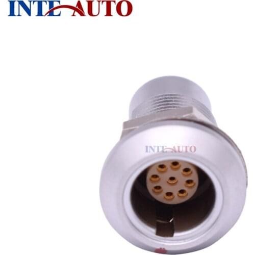 Equivalent industrial M9 round connector, 9 pin female water vacuum sealed female receptacle,circular push pull,HMGG.0B.30P