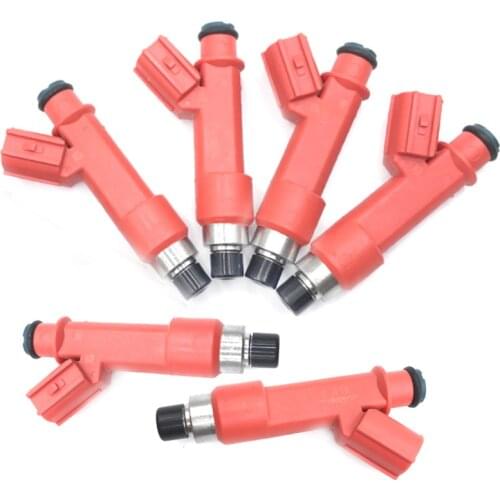 Good Quality 6PCS Fuel Injector Nozzle 850CC for Toyota 1.8L Lotus Exige Celica 2.4L OEM 1001-87F90 100187F90 JZS161 1ZZFE 2ZZGE