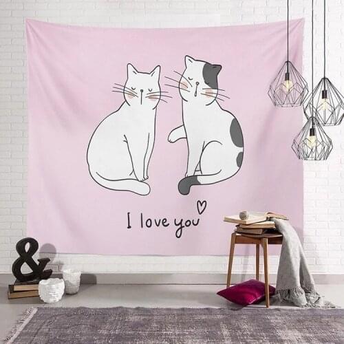 Ins Girl Room Wall Decor Tapestry Kawaii Anime Decor Background Cloth Bedside Secret Space Dormitory Bedroom Carpet Blanket