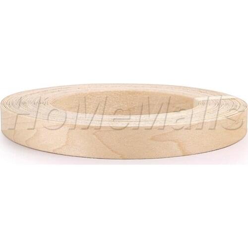 Maple Plywood Roll Wood Edge Banding,Glue Wood Veneer Edging,For Covering Edge of Table Door Shelf Cabinet Hardboard Fiberboard