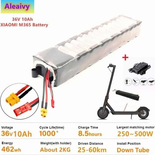 Aleaivy 36V 10S3P 9.6Ah 10Ah 500 watt lithium-ion battery pack for Xiaomi mijia m365 pro e-bike bicycle scooter with 20A BMS