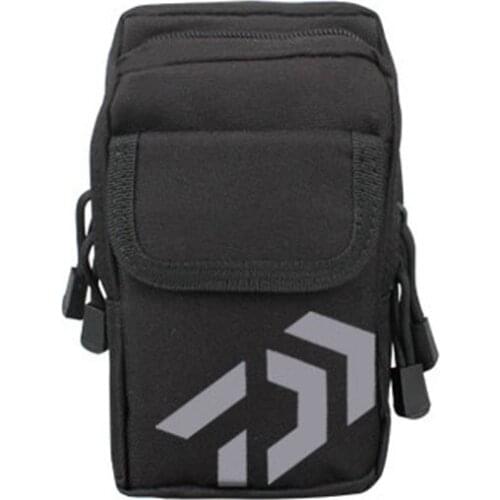 DAIWA Mini Multifunctional Lure Fishing Bag Mini Tackle Reel Bait Pouch Outdoor Hiking Camping Tactical waist Bags