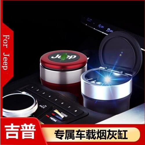Suitable for Jeep Renegade Compass car ashtray Patriot Cherokee Wrangler Grand Cherokee Jeep interior special car ashtray