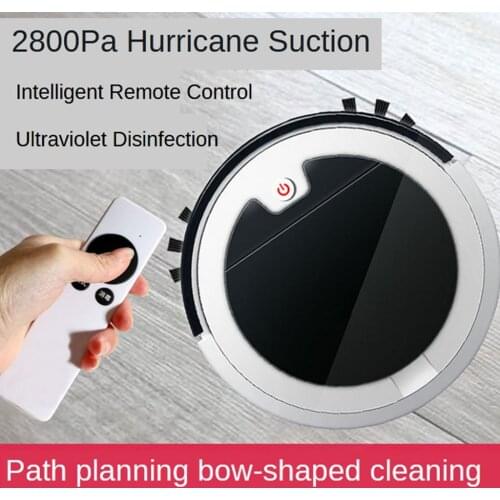 3 in 1 Robotic Vacuum Cleaner Remote Control, USB Rechargeable, MIni Robot Cleaning Sweeping for Hardwood Floors, Pet Hair