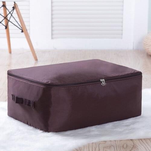 Dropshipping Oxford Fabric Bed Storage Bag Closet Organizer Space Saver Bag for Clothing Duvets Bedding Pillow Quilt Dustproof