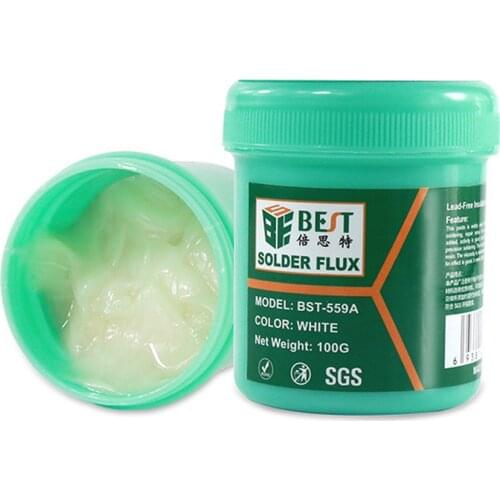 BGA Welding Oil Solder Paste Flux Lead-Free Insulation Environmental BGA PCB IC Parts Welding Repair Soldering Gel Tools 100G