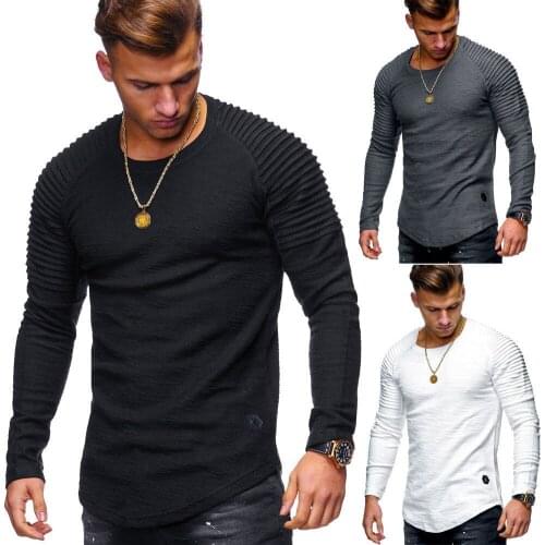 Wanghongyue Men's Long Sleeve T-Shirts