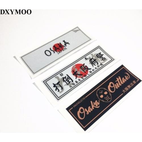 Japanese JDM OUTLAW Loop Angle Car Stickers Reflective Motorcycle Auto Window Japan Sticker Decals