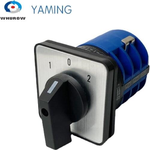 YMW26-32 5.5N/3 High quality dc voltage electrical changeover rotary cam switch three poles Control FWD and REV rotating