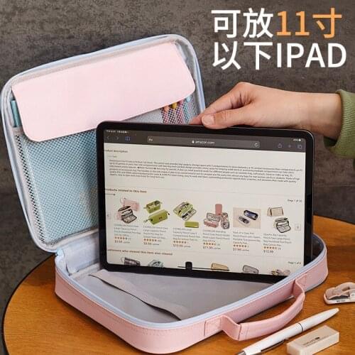 10.6 Inch Multifunctional Pencil Case,Polyester Pencil Box,Large-capacity Document Case,Brush Storage Bag