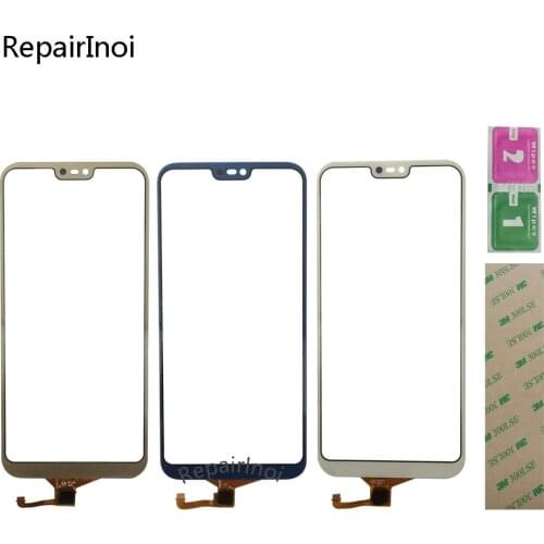 10Pieces/Lot Touch Screen For Huawei P20 Lite Touch Screen Digitizer For Huawei Nova 3E Touch Panel Front Glass Sensor Glue