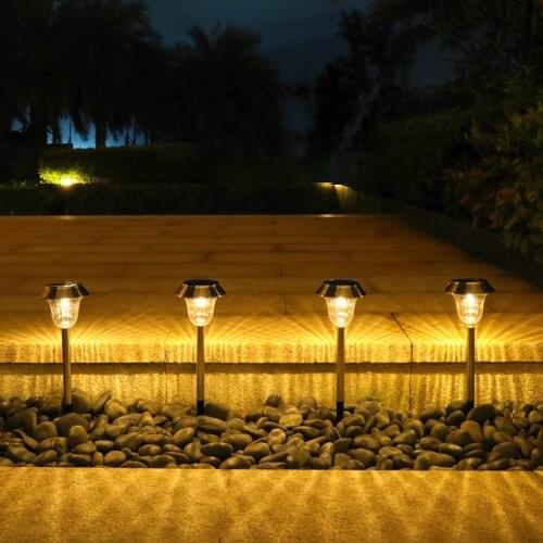 2pcs LED Solar Lawn Light Outdoor Waterproof Solar Powered Underground Light Garden Villa Decoration Road Lighting Solar Light