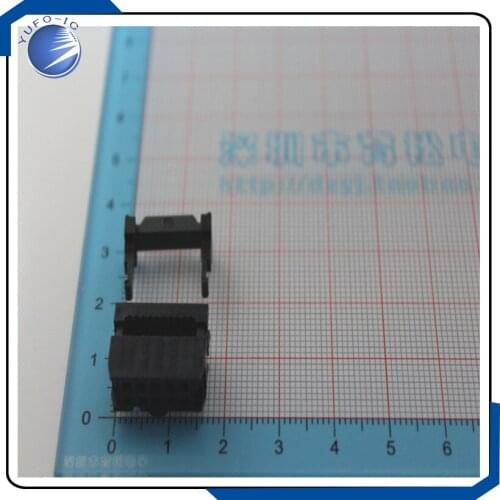 5PCS/LOT 12PIN Horn plug FC-12p head 2.54mm ISP JTAG cable wire spacing connector plug IDC Socket