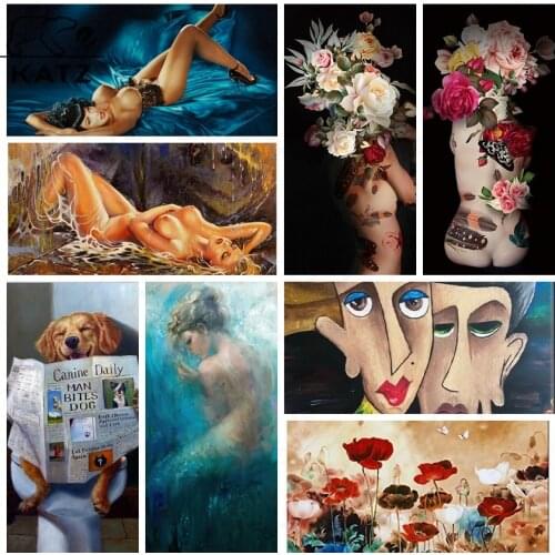 5D Diamond Painting Nude Woman Decorator Picture Embroidery Cross Diy Sexy Figure Diamond Mosaic Decoration Cross Stitch Kits