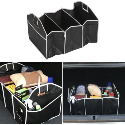 Auto Accessories Car Organizer Trunk Collapsible Toys Food Storage Bag Truck Cargo Container Bags Box Car Stowing Tidying