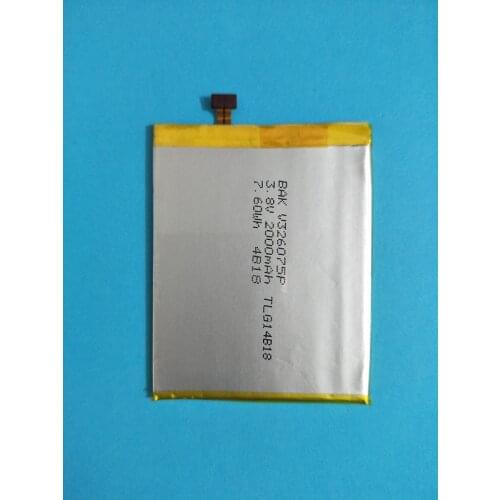 AZK 3.8V 2000 mAh Replacement Battery For Explay Neo battery phone Note: You Can Use the connector from the old batteries