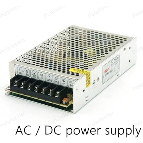 AC/DC 12V 50W LED strip Driving power supply dual output power supply Insulating aluminum Lighting Transformer