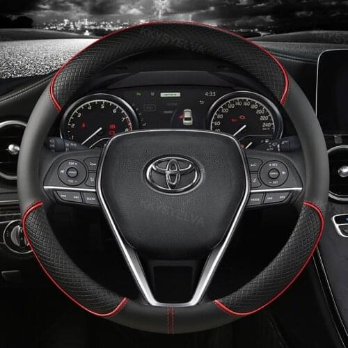 Leather Sport Car Steering Wheel Cover for Toyota CHR C-HR Auto Accessories