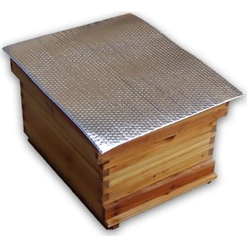 10PCS Beehive Cover Aluminum Foil Thick Insulation Reflective Bubble Film Cover Heat Warm Keep Winter Cold Beekeeping Bees Tools