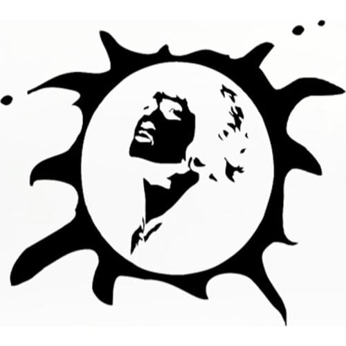 LLY-0387 Various Sizes Colors USSR Singer Star Victor Tsoi Modeling Decal PVC Car Motorcycle Waterproof Self-adhesive Decals