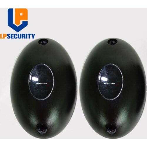 LPSECURITY Single Beam Photoelectric Infrared Detector Alarm Barrier Sensor Home Security for gate door