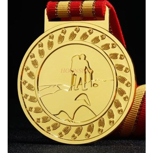Metal Medal Mountaineering Running Commemorative Medal Hiking Metal Medal Listing 2021