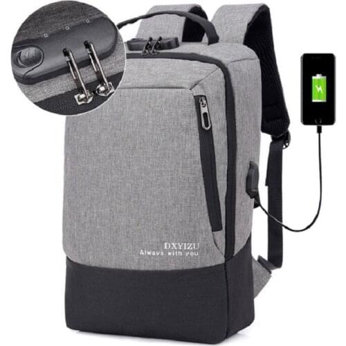 Men Multifunction USB charging Men 15.6/17inch Laptop Backpacks For Teenager Fashion Male Mochila Travel backpack anti thief