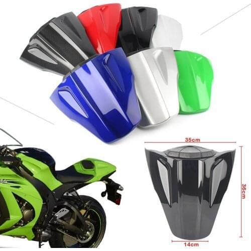 For Kawasaki Ninja ZX10R 2011-2015 Motorcycle Seat Back Cover Rear Pillion Passenger Cowl Fairing Parts ABS Plastic