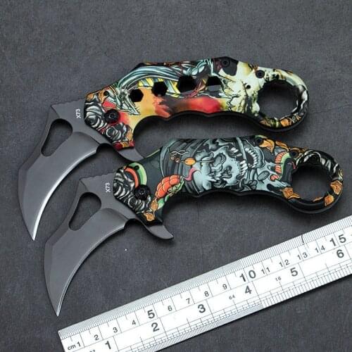 Outdoor Csgo Camping Tool Multi Functional knife hunting Fighting blade karambit and tactical survival knife