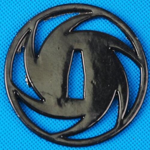 Simple and Delicate Carved Cyclone Pattern Alloy Tsuba Hand Guard for Japanese Sword Samurai Katana or Wakizashi Fitting HJ42