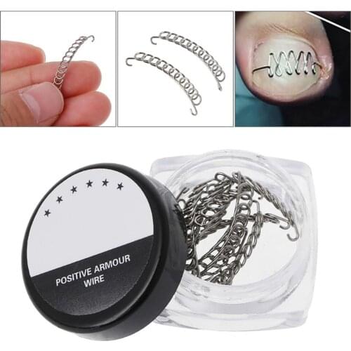 6 Sizes Ingrown Toe Nail Correction Wire Fixer Pedicure Paronychia Recover Toenails Corrector Foot Care Tool High Quality 2019