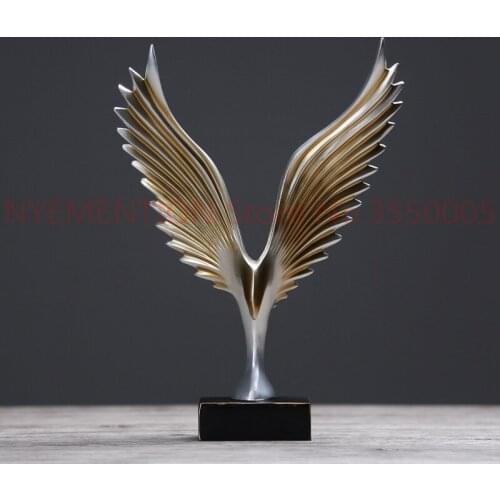 Bird Spreads Wings Wine Cabinet Home Decor Ornament Model Room Office Crafts Furnishings Abstract Sculpture Gift 10pcs